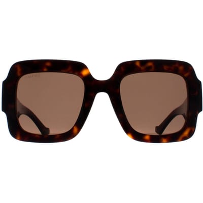 Gucci Vierkante Dames Havana Bruin GG1547S