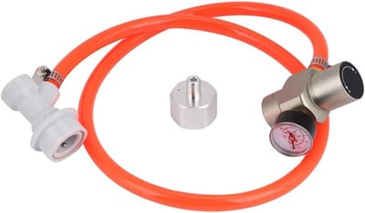 Mini CO2 Gasregulator voor Keg - RVS Adapter voor Soda Tank en Corny Keg Dispenser met Precisie en Betrouwbaarheid