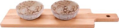 Bowls and Dishes Espuma 2-Aardewerk Schaaltje | Kommetje | Tapasschaaltje | Klein Schaaltje | Servies Schaaltje | Woonaccessoiretjes 11cm Terra op plank 46 cm | cadeau tip!