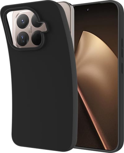 Cazy hoesje geschikt voor Xiaomi 15T Pro Hoesje Siliconen - Flexibele Case - Zwart
