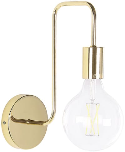 SAVENA - Wandlamp - Goud - Metaal
