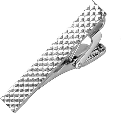 Fako Bijoux® - Dasspeld - Stropdas Clip - Tie Clip - Mini - Model Lars - 40mm - Zilverkleurig