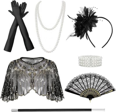Stijlvolle 1920s Gatsby Accessoires voor Vrouwen - Perfect voor Carnaval en Themed Feesten