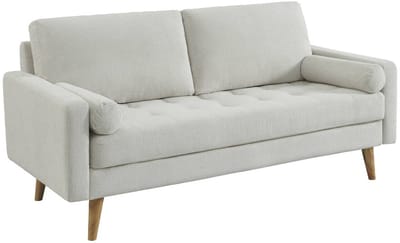 sweeek - Bank 3 zitplaatsen chenille bekleding - ivar