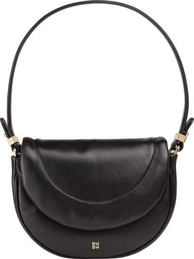 DuDu Schoudertas Leder 22 cm - Dames - black