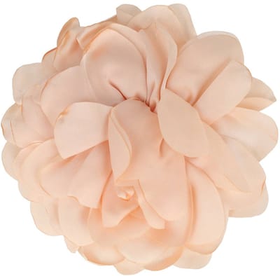 Haarsoires Haarspeld Duckklem 10cm – Haarbloem – Gladde Stof – Perzik Roze - Sterke Haarclip voor Styling & Dagelijks Gebruik - Hair Clip - Decoratieve Haaraccessoire
