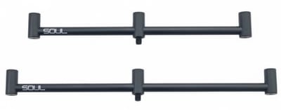 Soul Aluminium Buzzerbar - stevige 3 Rod hengelsteun voor banksticks 30 cm