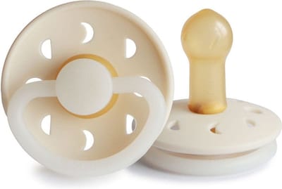 Frigg Moon Latex Fopspeen 0-6M | Cream Night