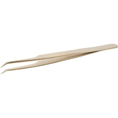Wimperextension Pincetten Roestvrij Staal Vezelpunt Gouden Wimperextension Pincetten voor Schoonheidssalon