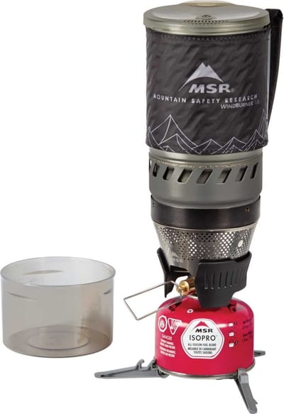 MSRGear WindBurner 1.0L Personal Stove System (Kleur - BLACK)
