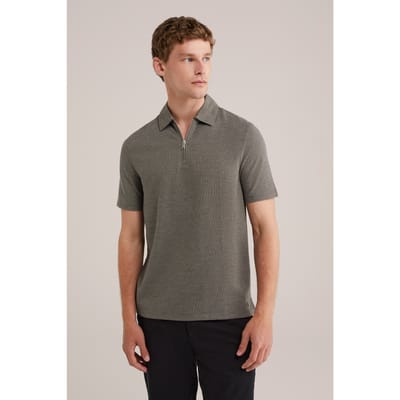 WE Fashion Polo Army Green Taglia: S | Polo Outlet | Uomo | Verde
