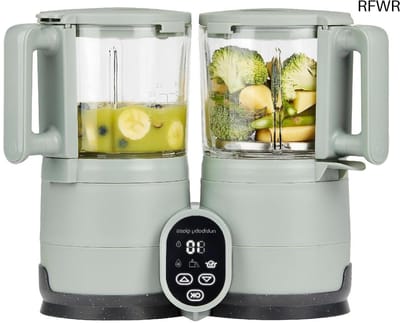 RFWR® Multifunctionele Baby Keukenmachine - 4 in 1 Stoom Blender met Grote Capaciteit - Ideaal voor Gezonde Maaltijden