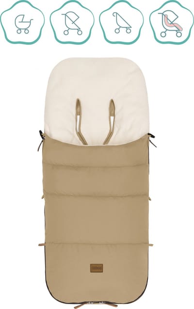 Winter voetenzak kinderwagen en buggy - Antislip - Thermoregulerend - Toffee - fillikid