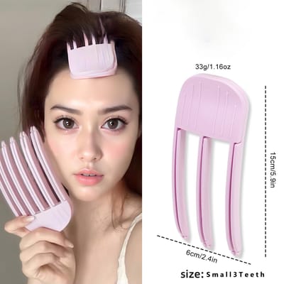 Pinces à cheveux moelleuses pour boucles et franges, pinces à cheveux volumisantes pour racines de cheveux, pinces à cheveux à forme fixe pour femmes, rouleaux à cheveux à volume tendance gray
