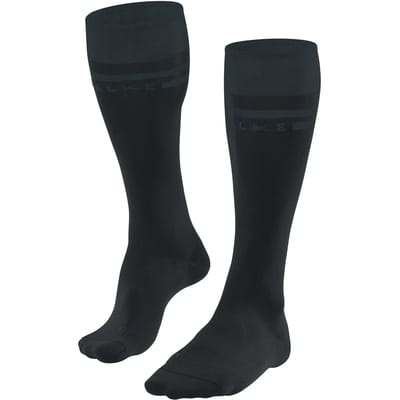 FALKE SK7 warm dun functioneel materiaal skisokken heren zwart - maat 39-41