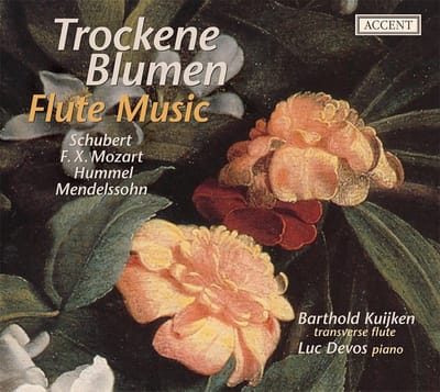 Berthold Kuijken & Luc Devos - Trockene Blumen (Flute Music) (CD)