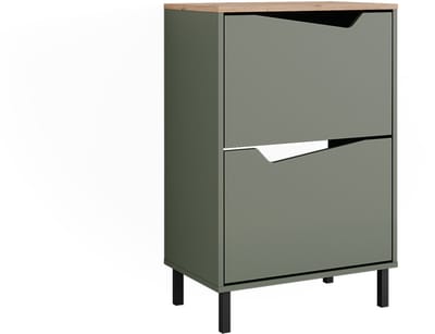 Vicco Marelle Schoenklaprek – 60 x 91.6 cm met 2 compartimenten Groen/Kunstzinnig