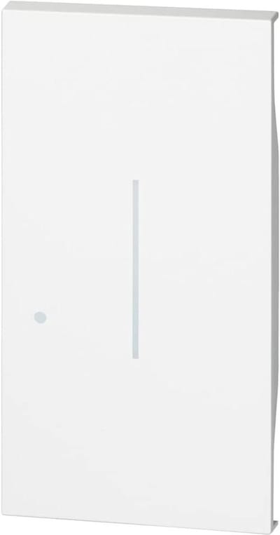Drukknop Wit - Schakelaar Knop - Verlichting Bediening - Living Now Serie - 2 Modules - Wit