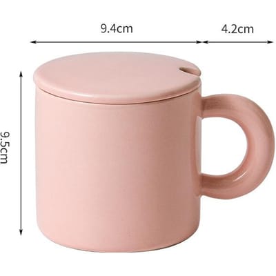 Keramische Waterbeker Universele Mok Koffiekopje Aangepast Souvenir Koppelsbeker Aangepaste Bloem Noedels 301-400ml