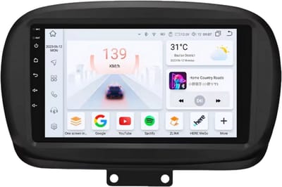 Autoradio met bluetooth - Carplay - Voor Fiat 500X (2014-2020) - Geschikt voor Apple en Android - Stereo - Navigatie - Navigatiesysteem auto - 3GB 32GB