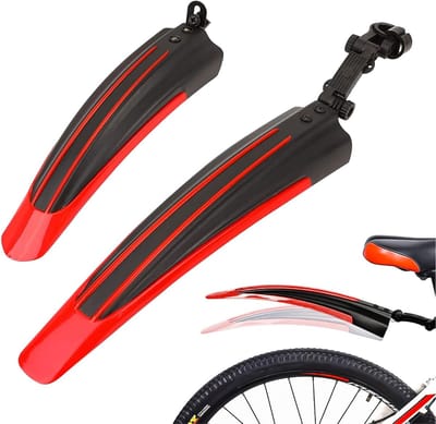 Thijox - Spatbord voor Fiets - Verstelbare Spatbescherming voor Mountainbike en Racefiets - Draagbaar en Verdikt - Geschikt voor 20-26 Inch Wielen - R