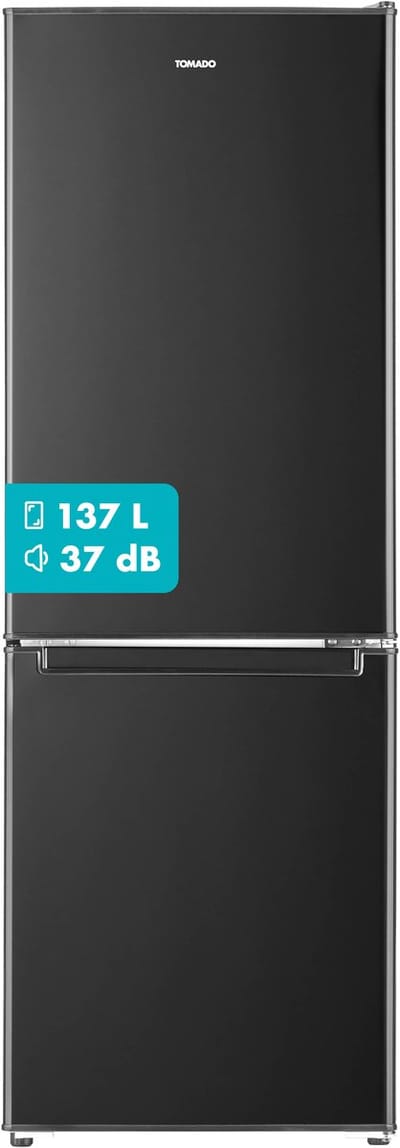 Tomado TCR1420B – Koel-vriescombinatie - 173 liter - Energieklasse D – Zwart