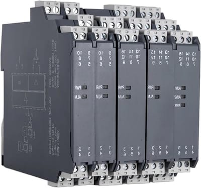 Signaalverdeler - Signaalomvormer Analoog - Signalen Verwerken - Galvanische Isolatie - 1x1x1 cm - Grijs