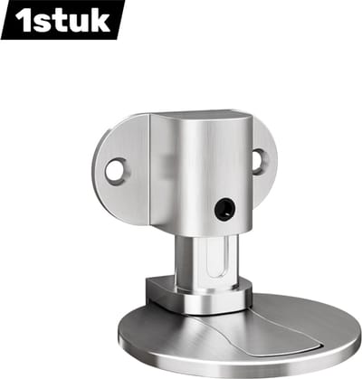 1stuk - Deurstopper - 3M dubbelzijdige tape of boorinstallatie - Geschikt voor alle deurtypen - Vloerbevestiging - Deur achteraan zuigend