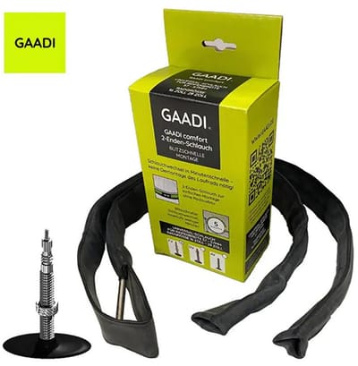 GAADI Universele Open Binnenband – Montage Zonder Wiel-Demontage – 16-29" x 37-57mm (1.40-2.25) – Frans Ventiel (FV) 40mm – Ideaal voor E-bikes & Stadsfietsen