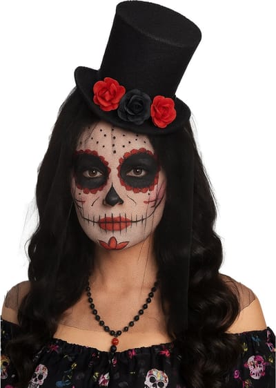 Boland Verkleed Schminkset Day of the Dead - Carnaval/Halloween - met strass steentjes
