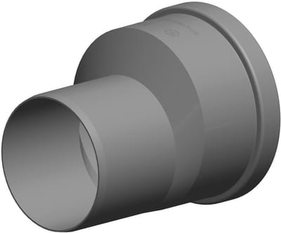 ATEC Verloop D 80 - DN 100 excentr. , 1166