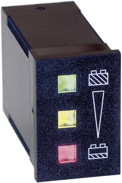 Batterijbeschermer - Accu monitor - Accu Conditie - Geïntegreerde Tijdvertraging - 24 mm Hoogte - Groen