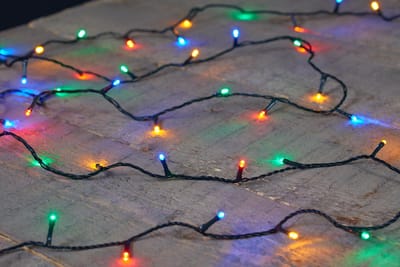 Anna's Collection Kerstverlichting - 120 leds - gekleurd - 12 meter - buiten en binnen