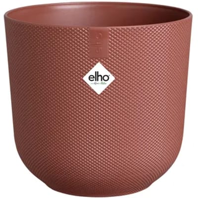 Elho Bloempot Jazz Rond - Kunststof - Rood - 14x14x13cm