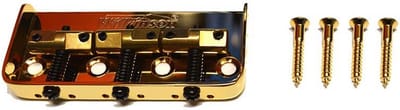 Gitaar brug-staartstuk Wilkinson B-WTBS-G Teaser goud