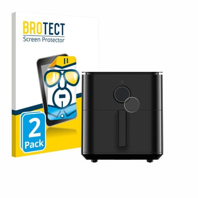 BROTECT - Screenprotector voor Xiaomi Air Fryer 6.5 L - Folie Beschermfolie transparant 2 Stuks