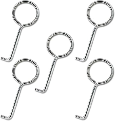 Afvoer Sleutel - Rooster Trekker - Douche Reinigen - 304 Roestvrij Staal - 5 Pack - Zilver