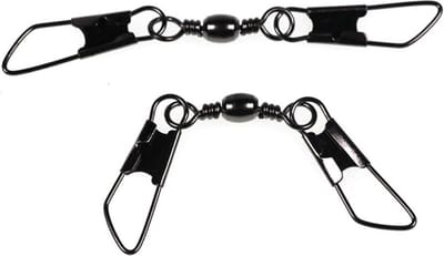 Spro Black Dubbel Safety-Snap Barrel Wartel - Maat 14
