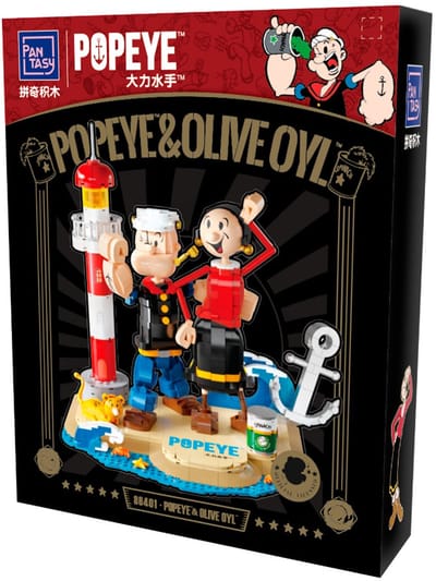 PANTASY Popeye & Olive Oyl - 86401 - - ONESIZE