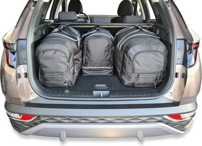Hyundai Tucson 2020+ 4-delig Reistassen Op Maat Auto Interieur Kofferbak Organizer Accessoires