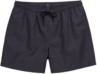 JAY-PI - Heren - Zwembroek beachwear elastische band - Zwart - Maat 6XL