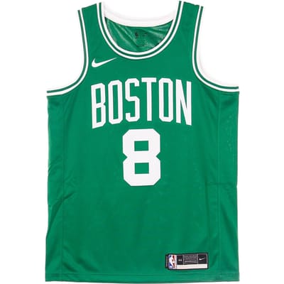 Basketbaltanktop voor heren Nba Swingman Jersey Icon Edition 2020 nr. 8 Kemba Walker Boscel Clover/wit