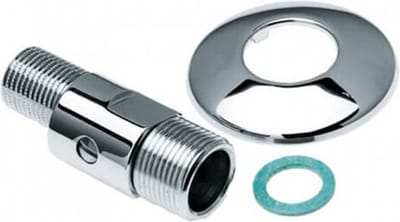Bonfix S-koppeling afsluitbaar 3/4inch x 1/2inch met rozet en ring