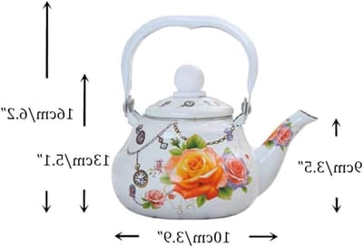 Waterkoker - Theepot Ketel - Water Koken - Nauwkeurige Gietuit - 0.8L - Wit