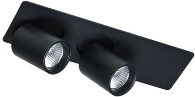 ETH Peter Plafondspot 2 lichts 10w 2700k Zwart