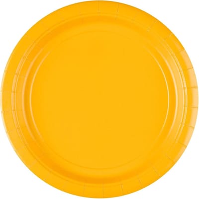 Amscan Feestborden Geel 22,8 Cm 8 Stuks Karton