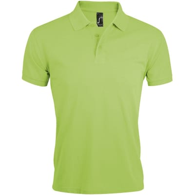 SOLS Heren Prime Pique Poloshirt met korte mouwen (Appelgroen)