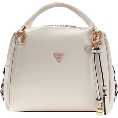 GUESS schoudertas handtas Danya Satchel Cream White crème