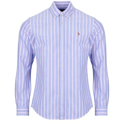 Overhemd Lange Mouw Polo Ralph Lauren CHEMISE COUPE DROITE EN OXFORD