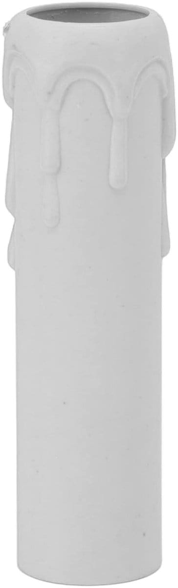 Dailygoods- Kaarsenhouder - Vervangbare Kaarsenhoes - E14 Fitting - Kunststof - 10 Stuks - Hoogte 102mm - Kaarsenbedekking